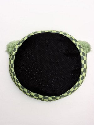 Лежанка для животных "Кокон", 40*40 см, зелёная
