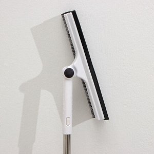 Окномойка с поролоновой насадкой, телескопическая ручка, поворот на 180°, 26x3.5x98(128)