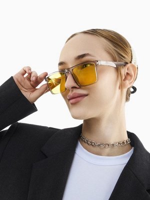 Очки солнцезащитные OneSun, uv 400, ширина 14 см, дужка 15 см, линза 5.2x4.1 см