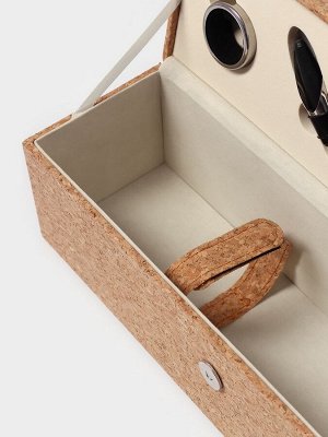 Набор для вина Magisto Cork, 4 предмета: штопор, пробка, аэратор, каплеулавливатель, с держателем для бутылки