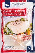Филе трески порционное 350 г Лойны