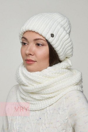 Комплект (шапка, шарф-снуд) 182-8702