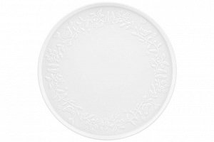 Поднос фарфоровый с бортиком 28x28 см "Птички на ветке"