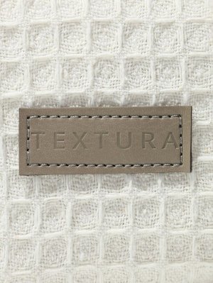 Косметичка женская на молнии TEXTURA, объёмная, большая, мягкая, белая