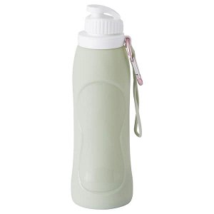 ФЭРМА Бутылка для воды, складная, зеленый, 23 см