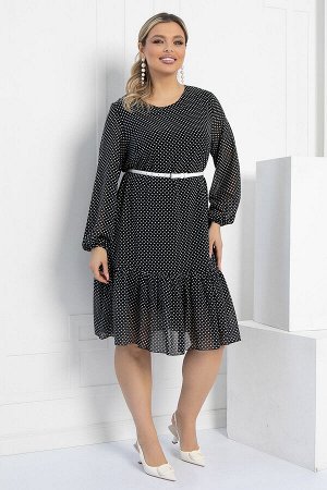 Платье Вуаль (черное) П12839-25М
