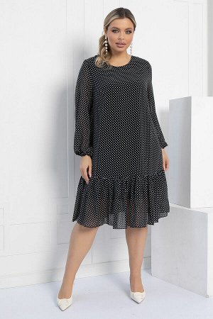 Платье Вуаль (черное) П12839-25М