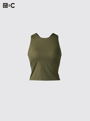 UNIQLO: C — топ с чашечками и с матовой текстурой - 15 RED