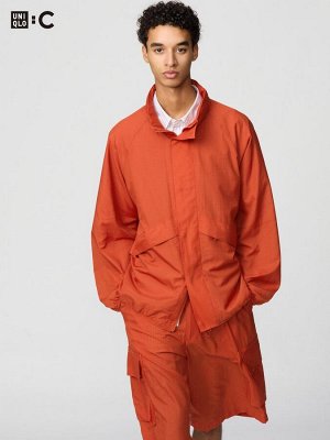 UNIQLO: C - легкая нейлоновая куртка округлого силуэта - 25 ORANGE