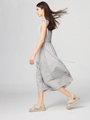UNIQLO: C - платье без рукавов с драпировкой - 02 LIGHTGRAY