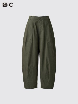UNIQLO: C - широкие брюки-бочонки - 30 NATURAL