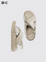 UNIQLO: C - сандалии с перекрещивающимися ремешками - 31 BEIGE
