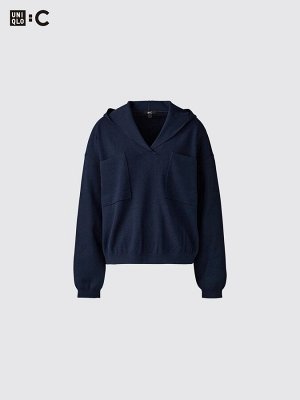 UNIQLO: C - худи с капюшоном расслабленного силуэта - 69 NAVY