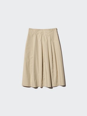 UNIQLO - хлопковая юбка-кокон укороченной длины - 69 NAVY