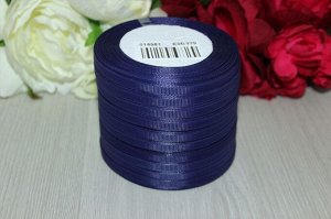 Репсовая лента однотонная (фиолетово-синий)6мм * 200 ярдов