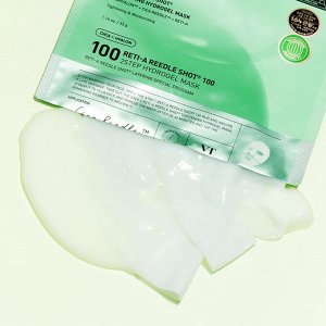 VT Cosmetics Reti-A Reedle Shot 100 2Step Hydrogel Mask 1.5гр+33гр - Гидрогелевая маска с микроиглами и ретинолом