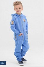 КОМБИНЕЗОН ДЛЯ МАЛЫШЕЙ &quot;BASIC SOFT BABIES&quot; Голубой С НАЧЕСОМ