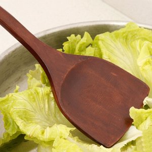 Деревянная лопатка, кухонная с длинной ручкой