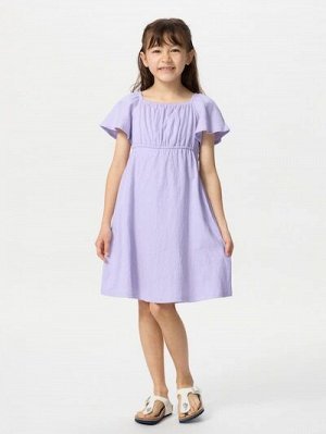 UNIQLO - платье с расклешенными рукавами - 71 PURPLE