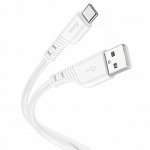 USB Зарядный кабель Hoco Silicone X97 Type-C, 2.4A для подключения мобильных девайсов к компьютеру, для зарядки устройств