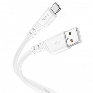 USB Зарядный кабель Hoco Silicone X97 Type-C, 2.4A для подключения мобильных девайсов к компьютеру, для зарядки устройств