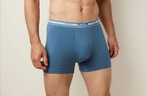 Трусы боксеры отк.резинка муж Omsa OmB 1234 jeans 95%х/б.,5%эласт. р.48 (L) 1 шт / 10шт / 892512