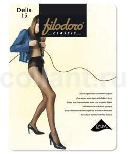 Filodoro Delia колготки c ажур. трусиками 15 den abbronzante р.4 1шт / 6шт / 880941