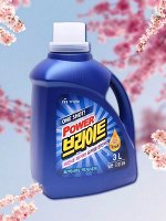 Жидкое средство для стирки &quot;Power Bright&quot; с фермен (очищ до глубины волокон и придающ яркость) 3 л