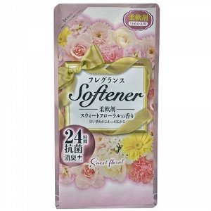 Кондиционер для белья "Softener Sweet Floral" (с антибактериальным эффектом и нежным цветочным ароматом) 450 мл, мягкая упаковка