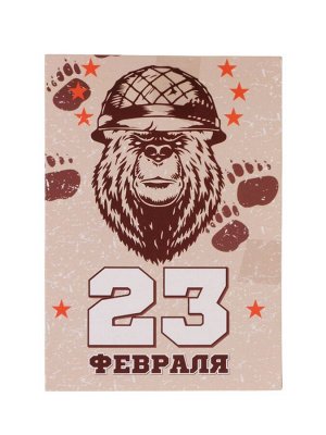 Карта выживания «23 февраля. Лапы», с чехлом