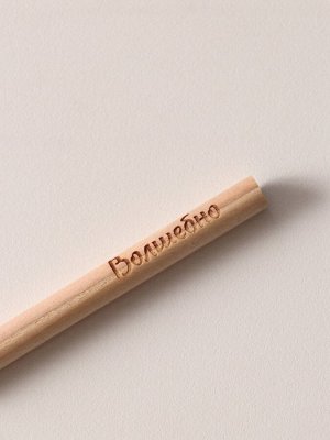 Магнит на холодильник с блоком для записей и карандашом «Волшебно», 9x13 см