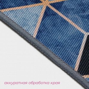 Набор ковриков для ванной и туалета Доляна «Бурлеск», 2 шт., 50x80 см, 40x50 см