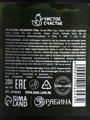 Подарочный набор «23 февраля», гель для душа и мочалка для тела, аромат пряный виски, 200 мл, ЧИСТОЕ СЧАСТЬЕ