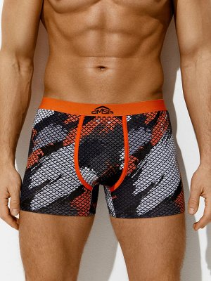 Трусы боксеры муж р.48 (L) arancio/multicolor хлопок камуфляж 1234-24B Courage Omsa 1шт / шт / 16600