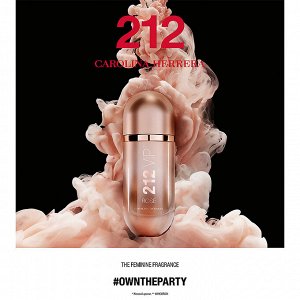 CAROLINA HERRERA 212 VIP Rose lady tester  80ml edp парфюмерная вода женская Тестер