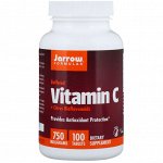 Jarrow Formulas, Буферизованный витамин C + биофлавоноиды цитрусовых, 750 мг, 100 таблеток