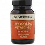 Dr. Mercola, Липосомальный витамин С, 1000 мг, 60 капсул