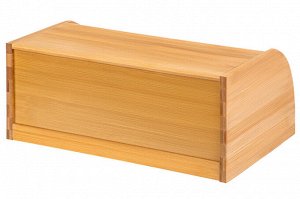 Хлебница из бамбука с откидной крышкой 40x27x17 см