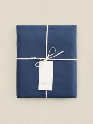 Пододеяльник 300ТС SL Home Percale 150?220 см, синий, 100% хлопок