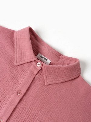 Пижама женская (рубашка и брюки) KAFTAN Basic размер, пудрово-розовая