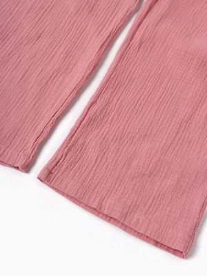 Пижама женская (рубашка и брюки) KAFTAN Basic размер, пудрово-розовая
