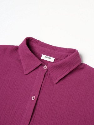 Комплект домашний женский (рубашка, шорты) KAFTAN Basic размер, сиреневый