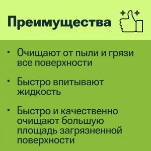 Мастер Фреш Салфетка для уборки "Универсальная" микрофибра 30х30 см