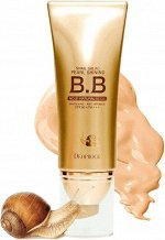 DEOPROCE ANTI-WRINKLE SNAIL BB CREAM SPF50+PA+++ Антивозрастной солнцезащитный BB крем с муцином улитки 40мл