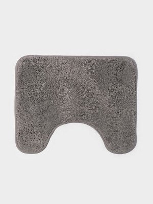 Коврики для ванной и туалета из микрофибры SAVANNA «Анси», 40x50 см, 50x80 см, серые