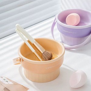 Складная ванночка коврик для мытья очистки кистей и спонжей
