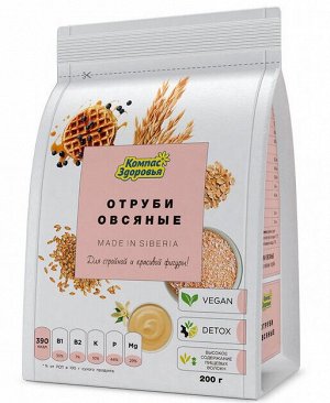 Отруби овсяные Компас здоровья 200г