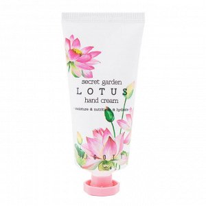 Косметика Jigott Крем для рук с экстрактом лотоса Secret Garden Lotus Hand Cream, 100 мл