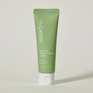VVbetter Крем для лица балансирующий с керамидами и цинком PCA Jeju Yuja Balancing Cream