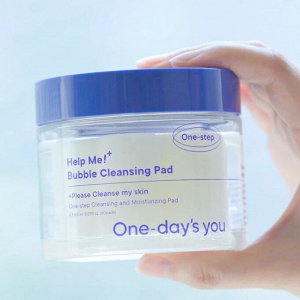 One-day's you Очищающие пузырьковые пэды для лица / Help Me Bubble Cleansing Pad, 60 шт.